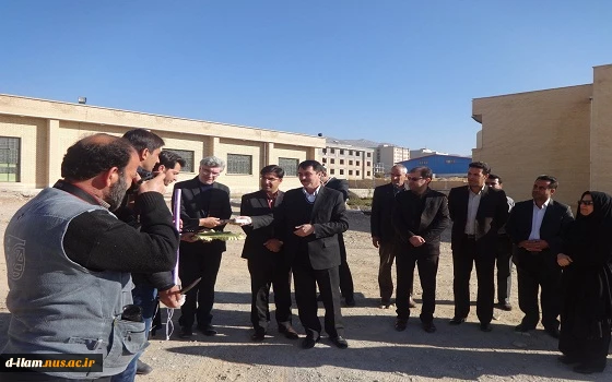 مراسم کلنگ زنی پروژه عمرانی سالن چند منظوره 8