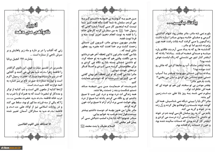 مسابقه ی بانوی بی نشان 3