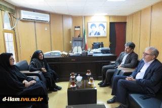 نشست و گفتگوی رئیس دانشگاه فنی و حرفه ای استان ایلام با رئیس سازمان صنعت،معدن و تجارت استان