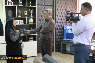 تشریح وضعیت دانشگاه فنی و حرفه ای استان ایلام در مصاحبه با خبرنگار صدا و سیمای استان