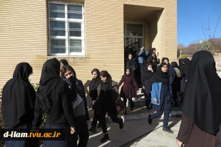 بازدید دانش آموزان هنرستانی از آموزشکده فنی دختران ایلام 3