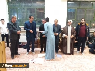 برگزاری مراسم روز دانشجو در آموزشکده فنی پسران ایلام با حضور مسئول نهاد نمایندگی مقام معظم رهبری در دانشگاه های استان 3