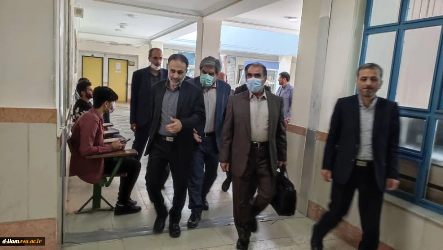 بازدید میدانی هیئت رئیسه دانشگاه از بخش‌های مختلف دانشگاه فنی و حرفه‌ای استان قم 2