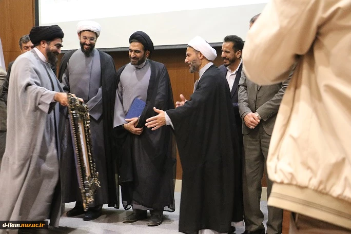 مراسم تودیع و معارفه رئیس دفاتر نهاد نمانیدگی مقام معظم رهبری در دانشگاه‌های استان ایلام  6