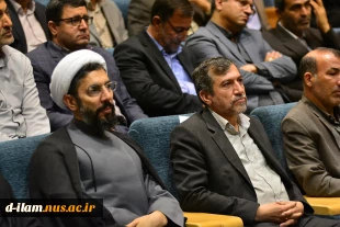 مراسم تودیع و معارفه رئیس دفاتر نهاد نمانیدگی مقام معظم رهبری در دانشگاه‌های استان ایلام  7