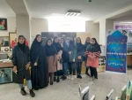 بازدید دانشجویان حسابداری دانشکده فنی و حرفه‌ای دختران ایلام از نمایشگاه هفته پژوهش 3