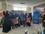 بازدید دانشجویان حسابداری دانشکده فنی و حرفه‌ای دختران ایلام از نمایشگاه هفته پژوهش 5
