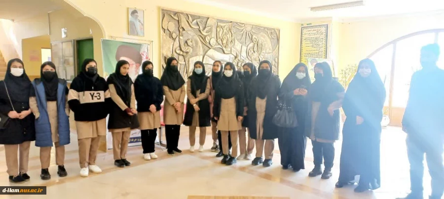 بازدید معاون آموزش و‌پروش و دانش‌آموزان رشته گرافیک شهرستان سیروان از دانشگاه فنی و حرفه‌ای استان ایلام 4