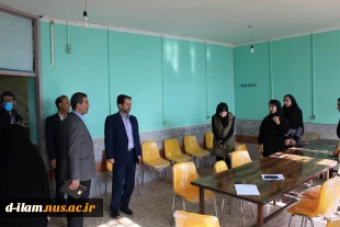 بازدید رئیس سازمان مدیریت و برنامه‌ریزی استان ایلام  از آموزشکده فنی و حرفه ای  پسران  3