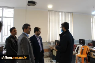 بازدید رئیس سازمان مدیریت و برنامه‌ریزی استان ایلام  از آموزشکده فنی و حرفه ای  پسران  4