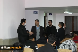 بازدید "محمد نظری" سرپرست دانشگاه فنی استان از حوزه امتحانات پایان ترم دانشجویان  7