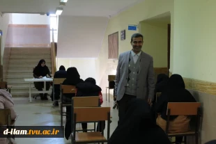 بازدید "محمد نظری" سرپرست دانشگاه فنی استان از حوزه امتحانات پایان ترم دانشجویان 3