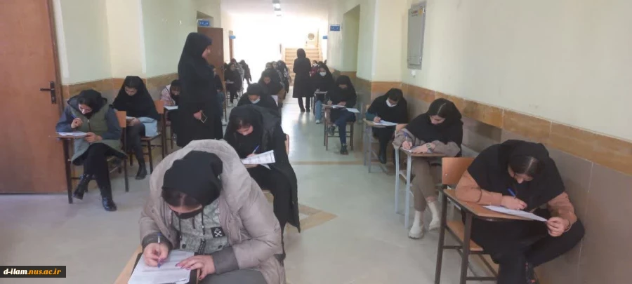 بازدید "محمد نظری" سرپرست دانشگاه فنی استان از حوزه امتحانات پایان ترم دانشجویان 4