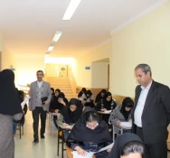 بازدید "محمد نظری" سرپرست دانشگاه فنی استان از حوزه امتحانات پایان ترم دانشجویان 4