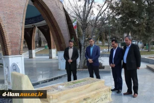تجدید میثاق ریاست و کارکنان دانشگاه فنی و حرفه ای استان ایلام با امام و آرمانهای انقلاب در ایام الله دهه فجر 2