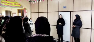 بازدید دانش آموزان مقطع متوسطه اول از واحد دختران دانشگاه فنی و حرفه ای استان ایلام 3