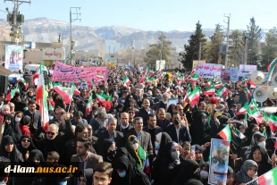 حضور  دانشگاهیان دانشگاه فنی و حرفه ای ایلام  در راهپیمایی یوم الله ۲۲ بهمن ماه 5
