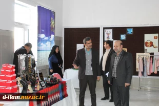 بازدید معاون دانشجویی فرهنگی دانشگاه فنی و حرفه ای کشور از خوابگاه و نمایشگاه دائمی دانشجویان  آموزشکده دختران ایلام  3