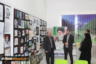 بازدید معاون دانشجویی فرهنگی دانشگاه فنی و حرفه ای کشور از خوابگاه و نمایشگاه دائمی دانشجویان  آموزشکده دختران ایلام  4