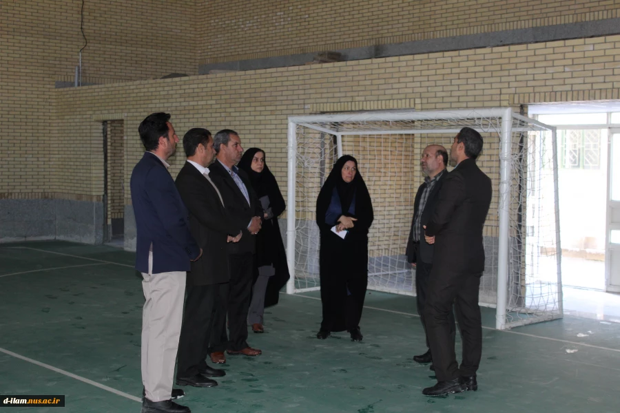 بازدید معاون دانشجویی فرهنگی دانشگاه فنی و حرفه ای کشور از خوابگاه و نمایشگاه دائمی دانشجویان  آموزشکده دختران ایلام  5