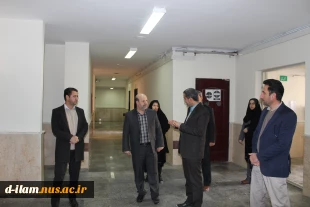 بازدید معاون دانشجویی فرهنگی دانشگاه فنی و حرفه ای کشور از خوابگاه و نمایشگاه دائمی دانشجویان  آموزشکده دختران ایلام  6