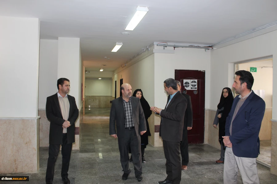 بازدید معاون دانشجویی فرهنگی دانشگاه فنی و حرفه ای کشور از خوابگاه و نمایشگاه دائمی دانشجویان  آموزشکده دختران ایلام  6
