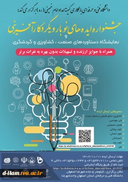 جشنواره ایده های نو با رویکرد کارآفرینی