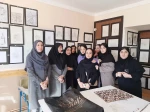 بازدید رئیس آموزشکده از ژوژمان پایان نیمسال اول 1403/1402 رشته گرافیک 2