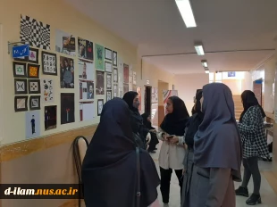 بازدید رئیس آموزشکده از ژوژمان پایان نیمسال اول 1403/1402 رشته گرافیک 2