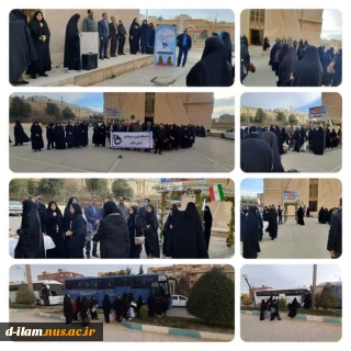 اعزام کاروان دانشجویان دخترآموزشکده  به اردوی راهیان نور