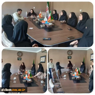 نشست رئیس آموزشکده دختران با سرپرستان خوابگاه و نماینده اتاق های خوابگاه به مناسبت هفته خوابگاه ها
