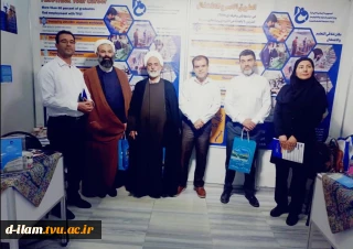 بازدید مقامات و مسئولین سوریه از غرفه دانشگاه فنی و حرفه‌ای در نمایشگاه دانشگاه‌های جمهوری اسلامی در کشور سوریه