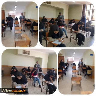 بازدید ریاست استان از حوزه امتحانی آموزشکده فنی  دختران