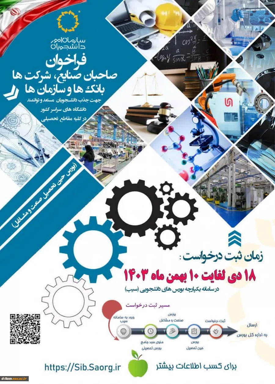 ..فراخوان همکاری با صاحبان صنایع، شرکت‌ها، بانک‌ها و سازمان‌ها
 2