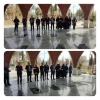 قرائت فاتحه وگلباران مزار شهذا به مناسبت چهل وششمین سالگرد پیروزی انقلاب اسلامی ایران و ایام الله دهه فجر،با حضور در مزار شهدای شهرایلام  2