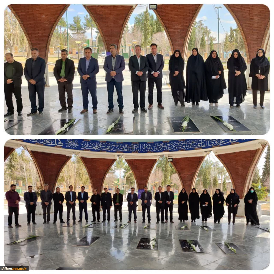ادای احترام به مقام شامخ شهیدان در روز بزرگداشت شهدا

 2