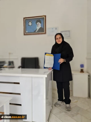 انتخاب سرکار خانم سمیه دوبرا، مشاور آموزشکده ملی مهارت دختران ایلام به عنوان مشاور نمونه کشوری و شایسته تقدیر