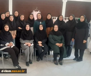 برگزاری ژوژمان پایان نیمسال دوم درس طراحی الگو ودوخت لباس کودک