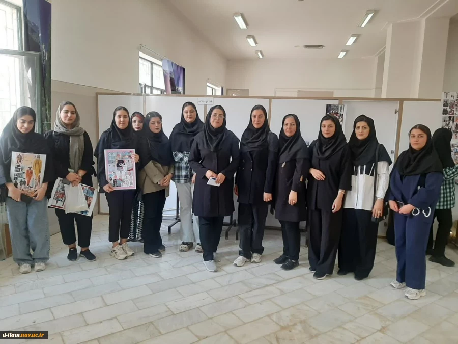 برگزاری  ژوژمان پایان نیمسال دوم درس سبک های هنری مربوط به دانشجویان کارشناسی طراحی ودوخت 2